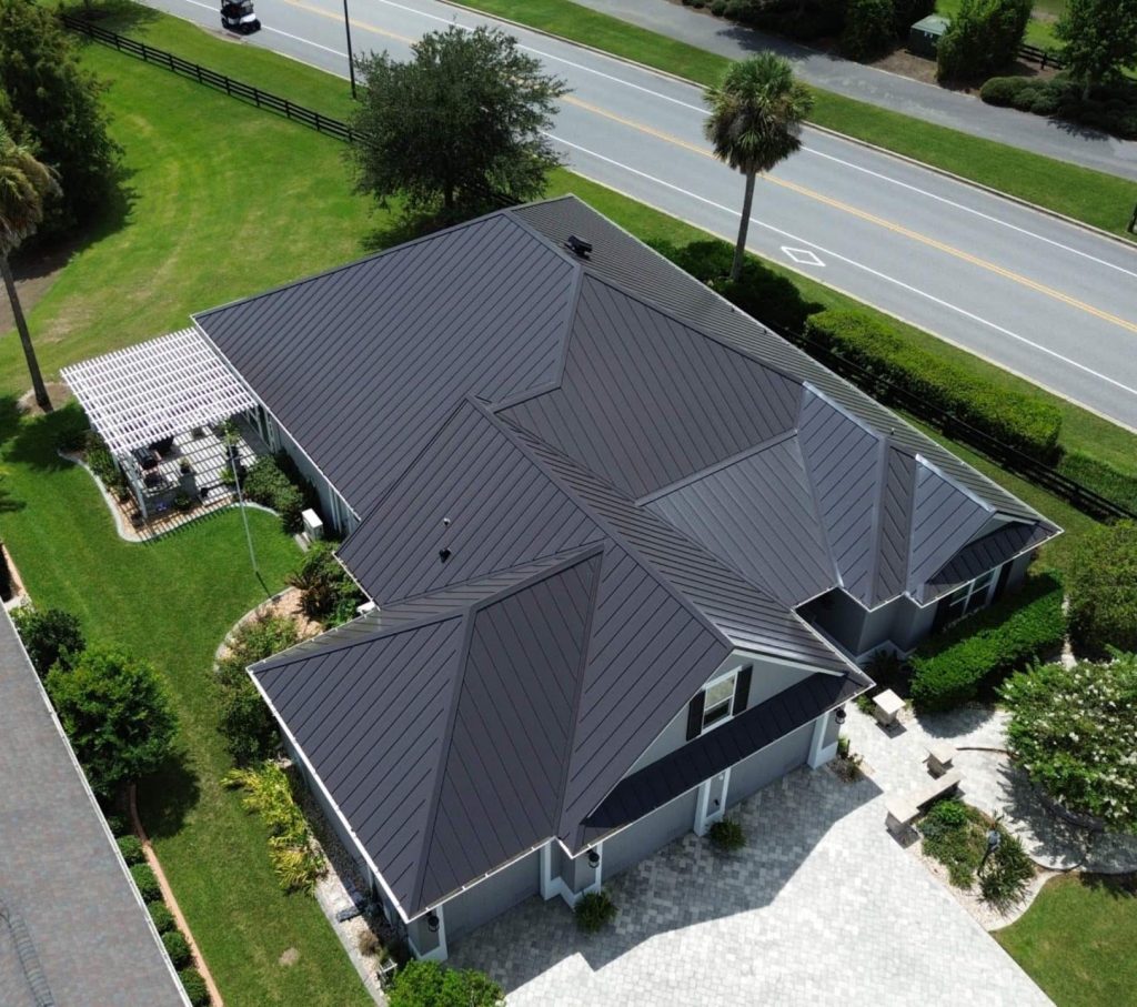 after standing seam metal roof the viallges gold key roofing