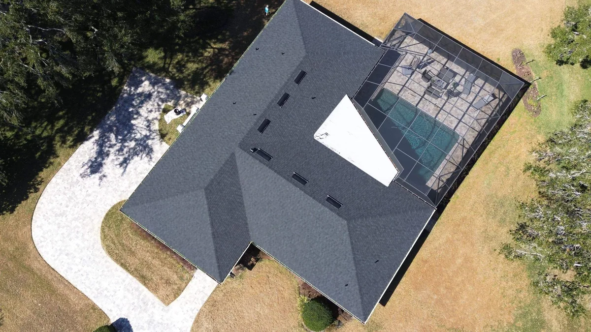 Gold Key Roofing shingle roof project in Bay Hill, Florida