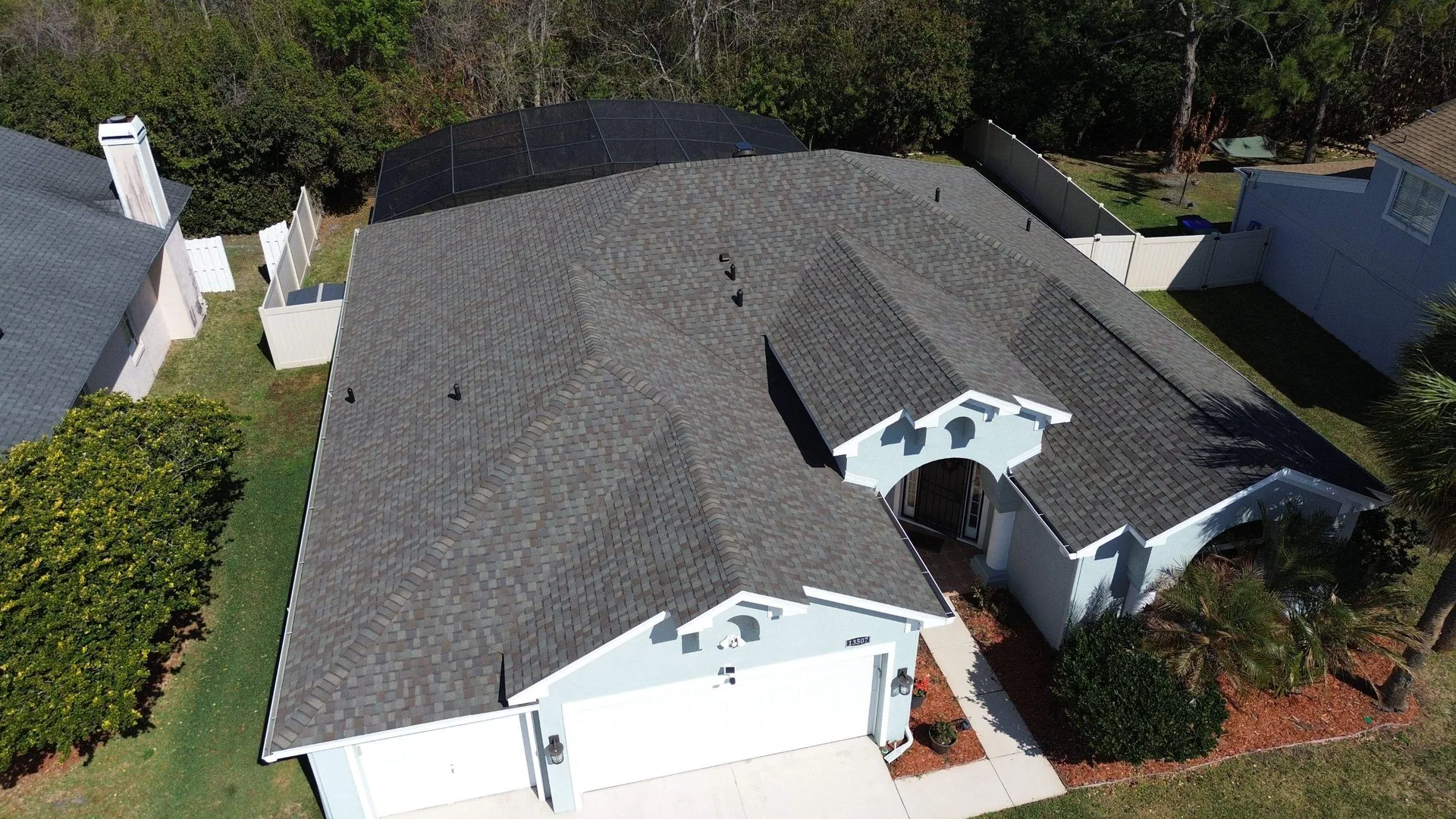 Gold Key Roofing shingle roof project in Orlando, Florida