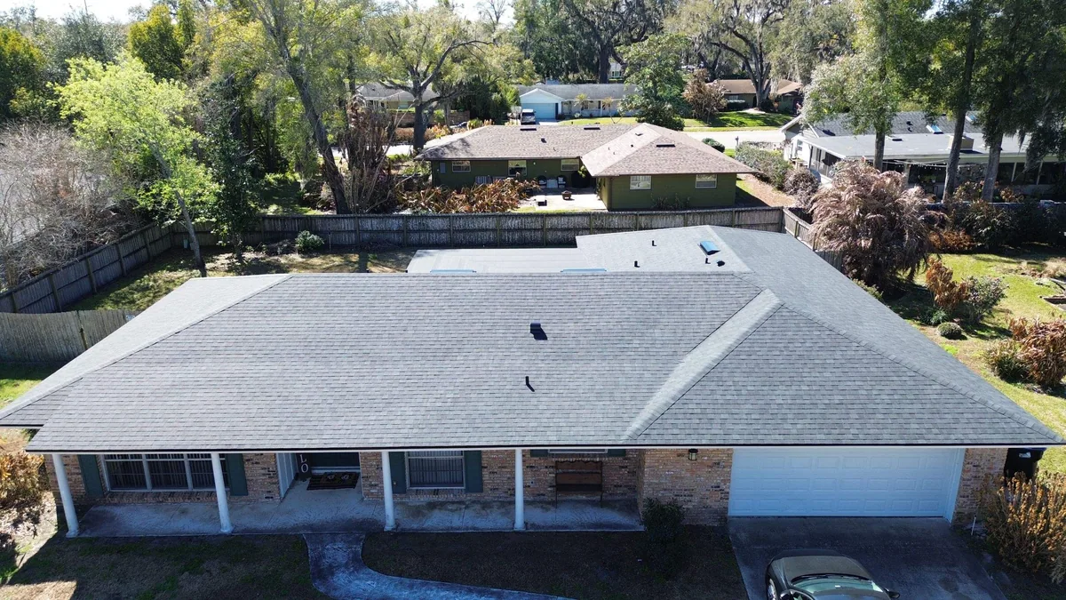 Gold Key Roofing shingle roof project in Conway, Florida