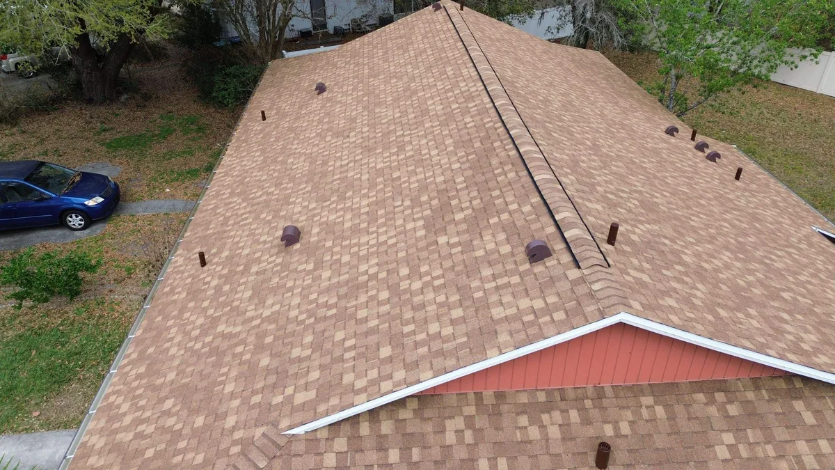 Gold Key Roofing shingle roof project in Orlando, Florida
