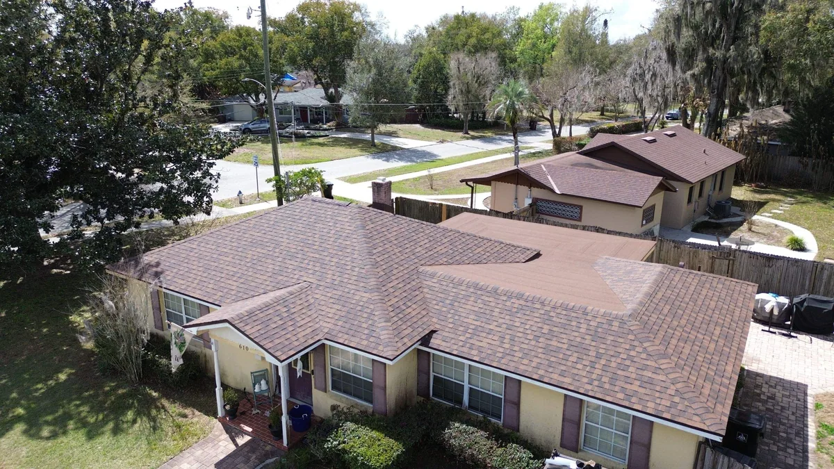 Gold Key Roofing shingle roof project from the company's project gallery
