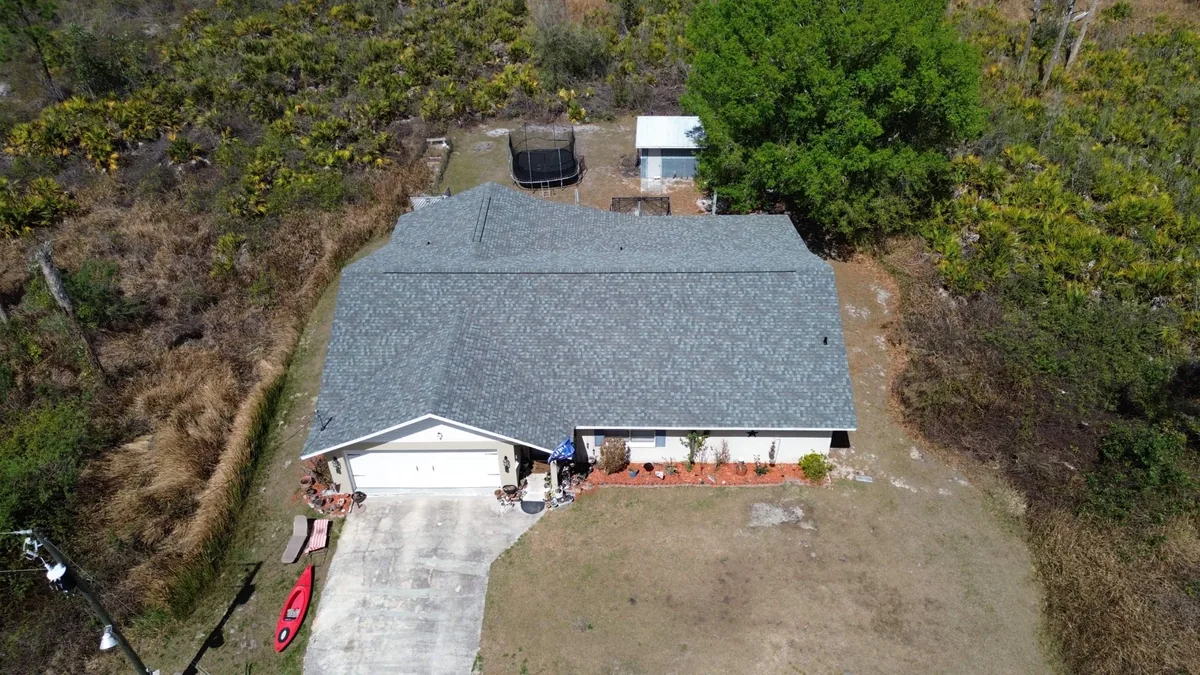 Gold Key Roofing shingle roof project in Sebring, Florida