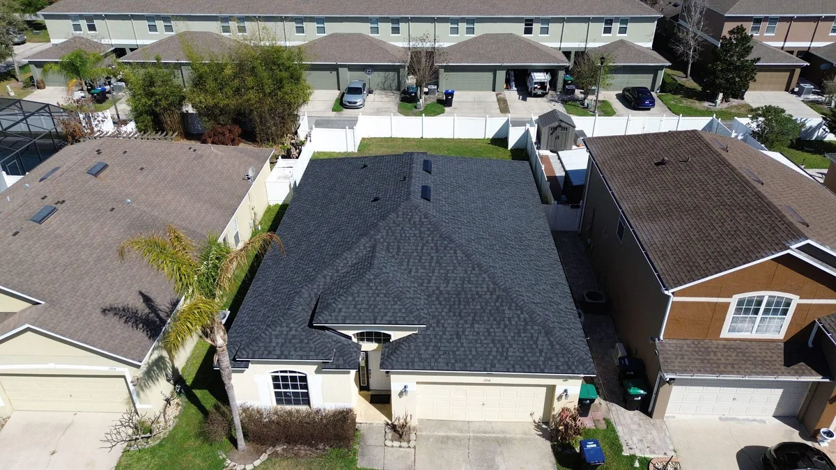 Gold Key Roofing shingle roof project in Kissimmee, Florida