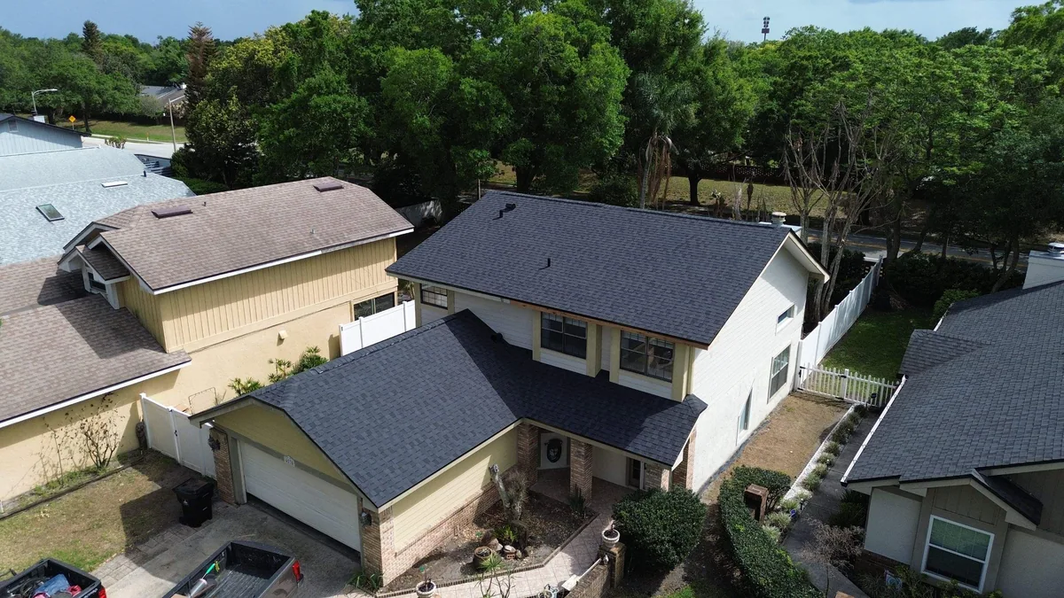 Gold Key Roofing shingle roof project in Orlando, Florida