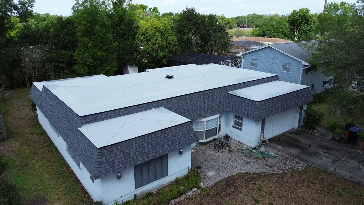 Gold Key Roofing flat roof project in Orlando, Florida