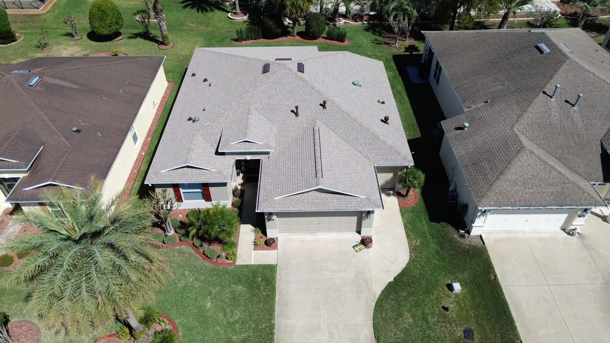 Gold Key Roofing shingle roof project in Ocala, Florida