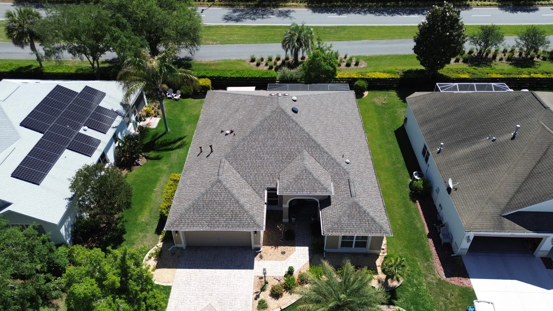 Gold Key Roofing shingle roof project in The Villages, Florida