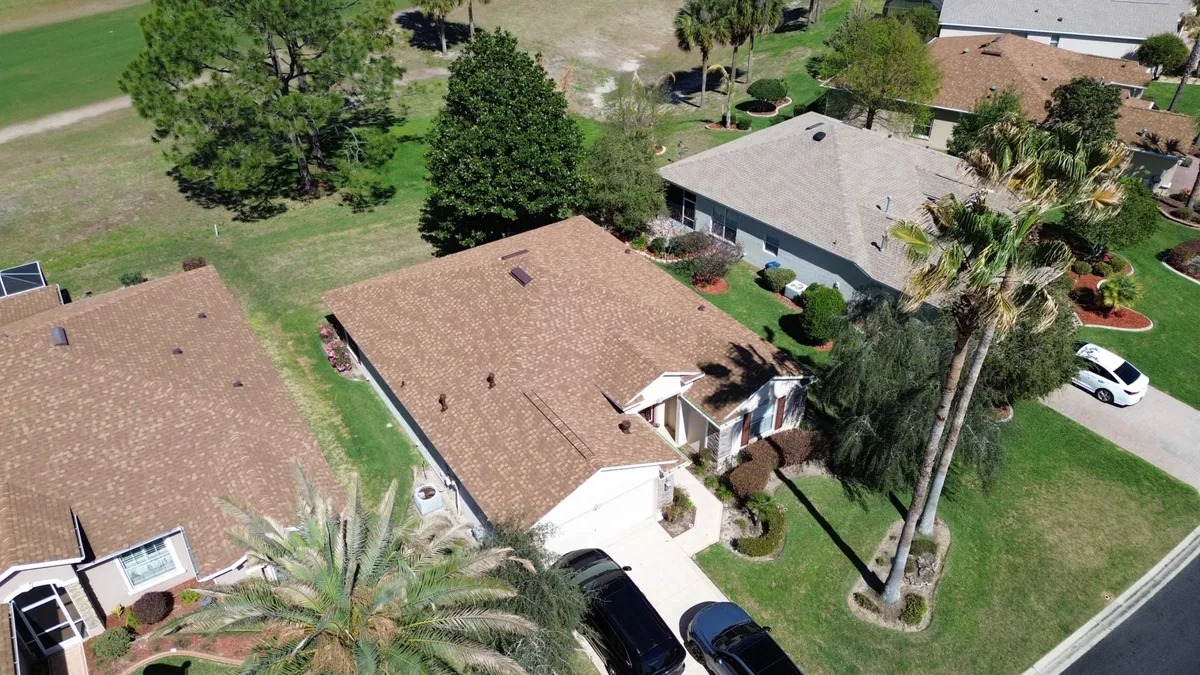 Gold Key Roofing shingle roof project in Ocala, Florida