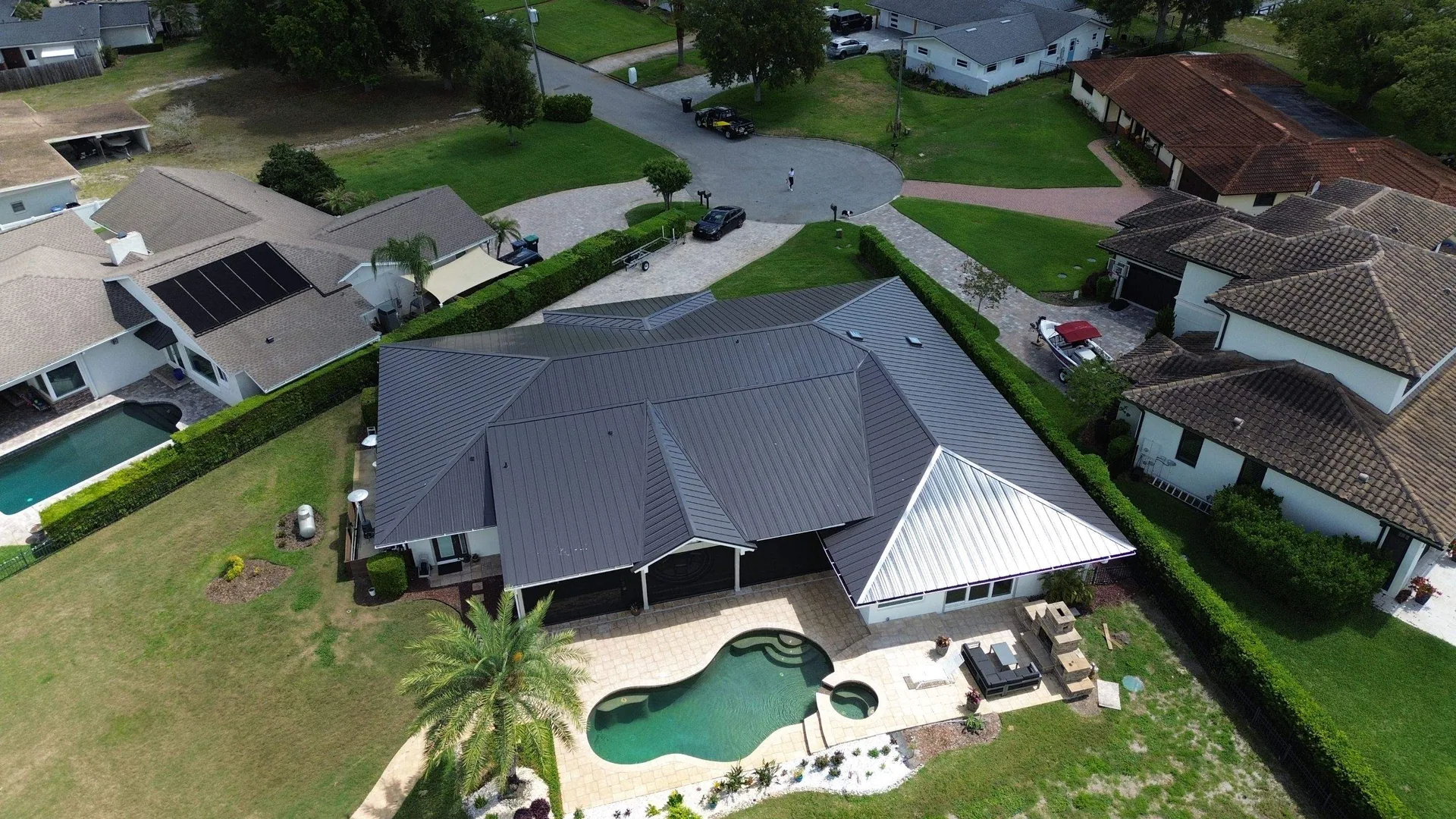 Gold Key Roofing metal roof project in Orlando, Florida