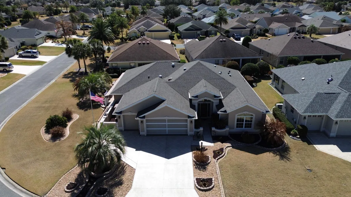 Gold Key Roofing shingle roof project in The Villages, Florida