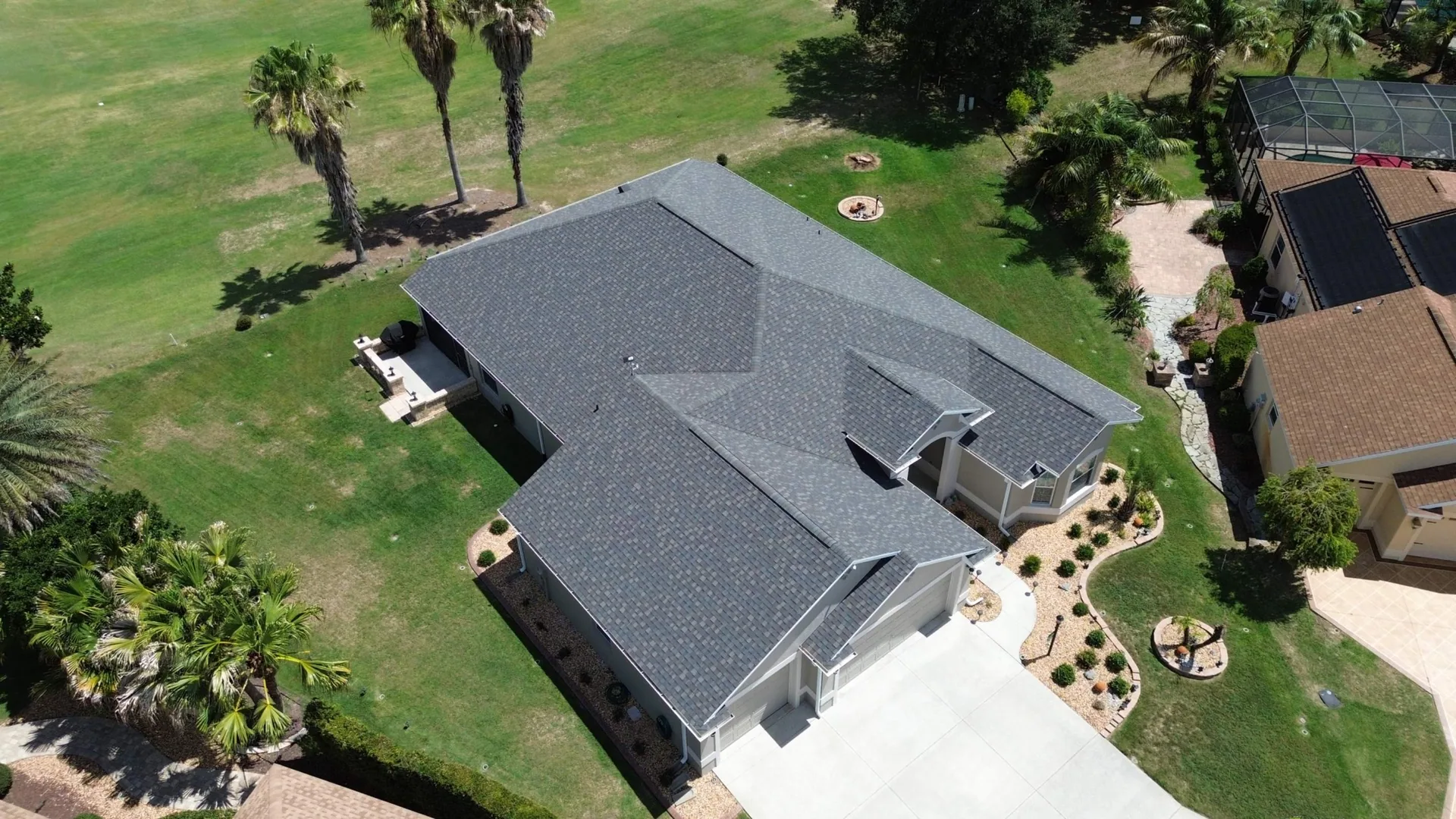 Gold Key Roofing shingle roof project in The Villages, Florida