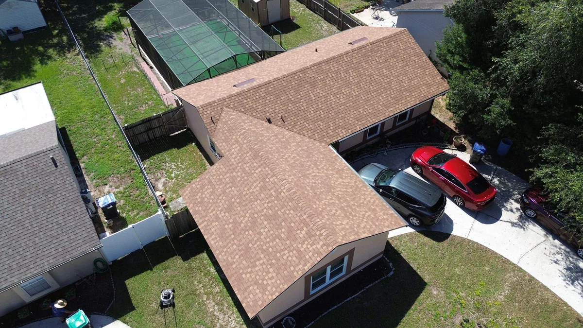 Gold Key Roofing shingle roof project in Orlando, Florida