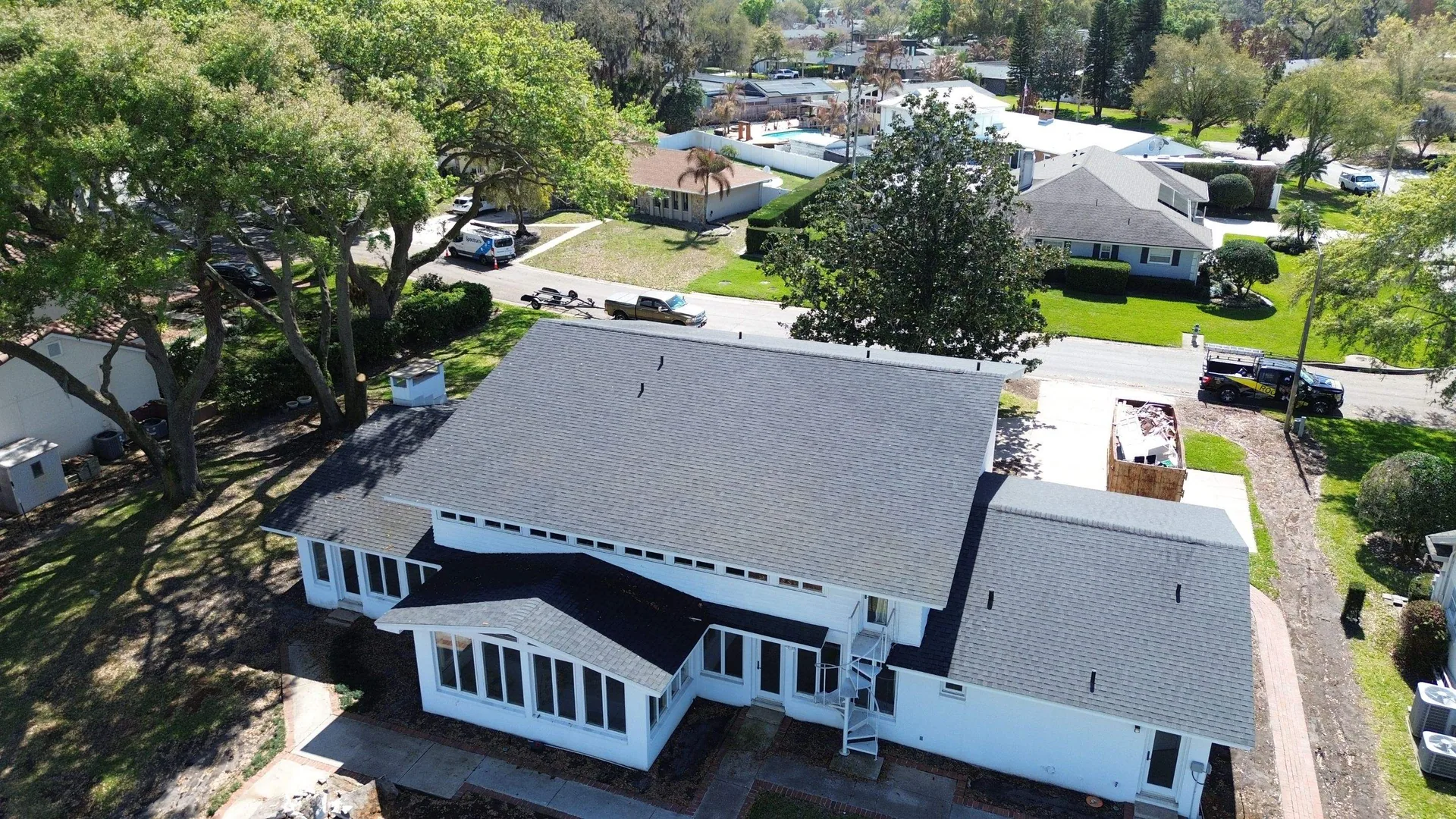 Gold Key Roofing shingle roof project from the company's project gallery