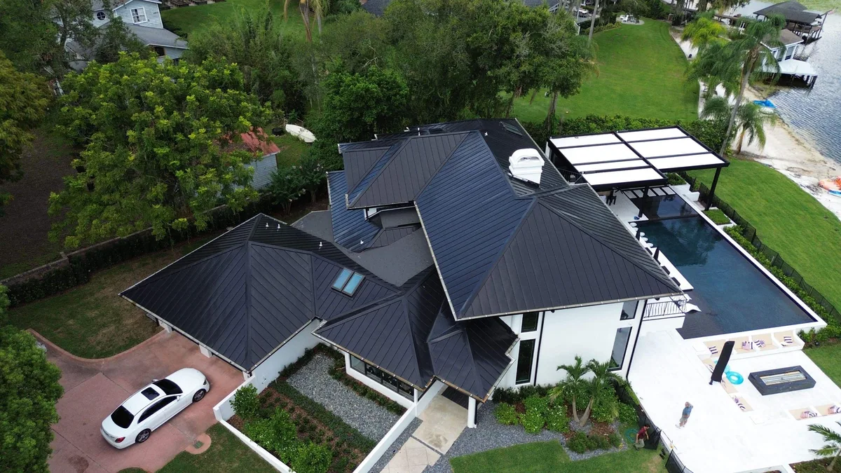 Gold Key Roofing metal roof project in Orlando, Florida